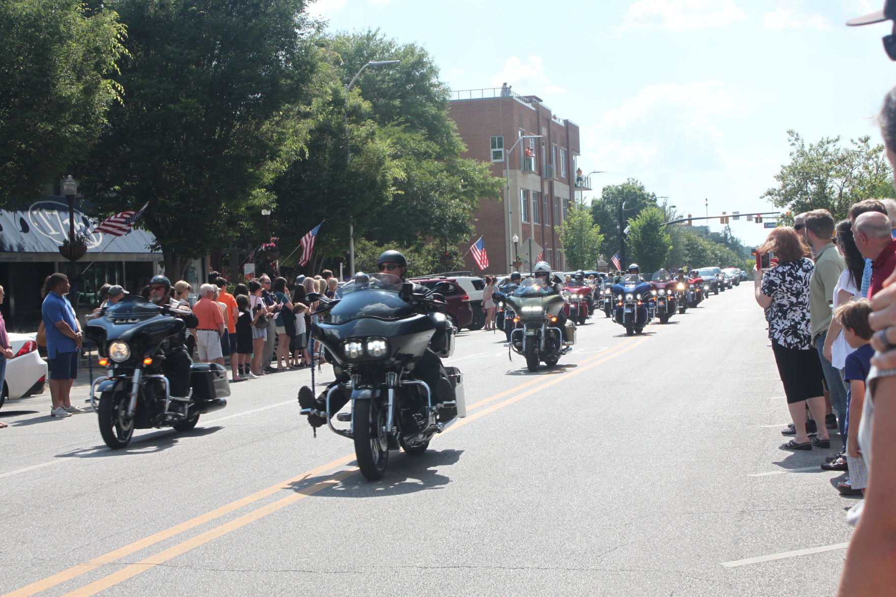 Funeral service for officer William Buechner